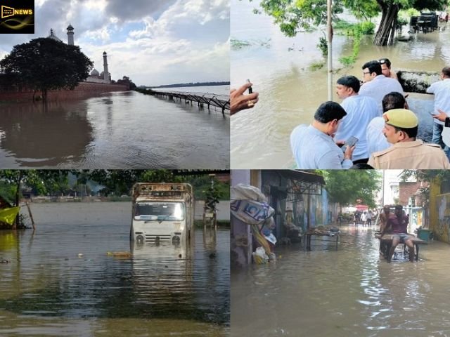 यमुना का जलस्तर बढ़ा, आगरा शहर में पानी भरा, 2000 लोगों का पलायन